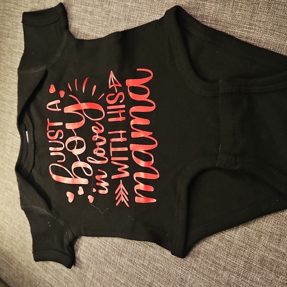 Just A Boy In Love With His Mama Onesie size 6 months